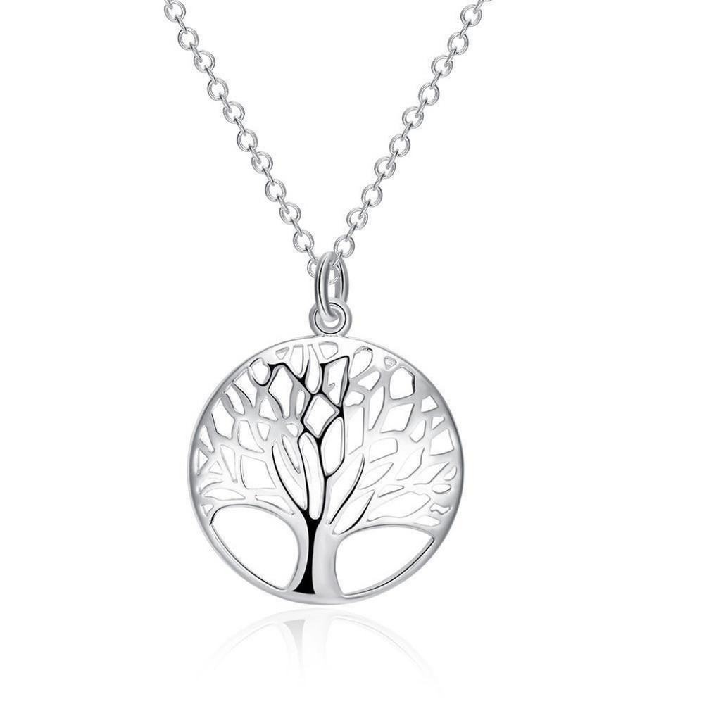 925 Sterling Silver Tree of Life Necklace - Picture 5 of 6
